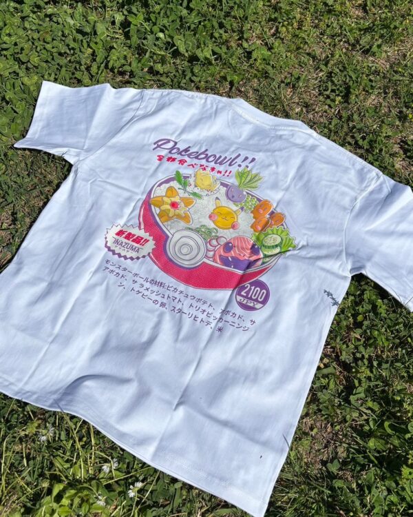 T-shirt Oversized Pokébowl - 100% cotton – Image 7